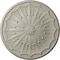 Ekena Millwork Artis Ceiling Medallion, Hand-Painted Pot of Cream Crackle, 27 1/8"OD x 2 5/8"P CM27ARPCC - alternate 1